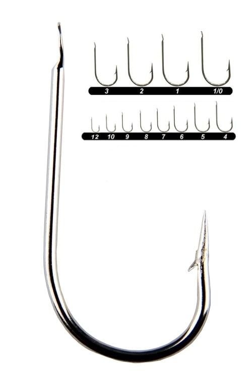 Youvella 1353 Kısa Düz Nikel Olta İğnesi 100'lü Kutu