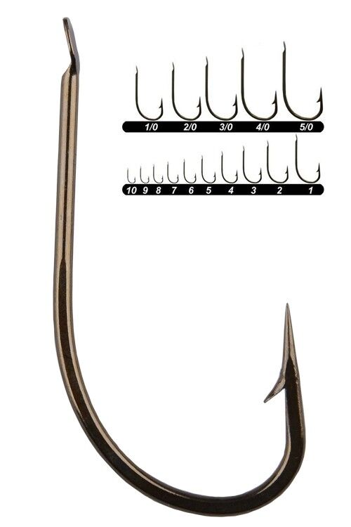 Youvella 1405 Kısa Çapraz Bronz Olta İğnesi 100'lü Kutu