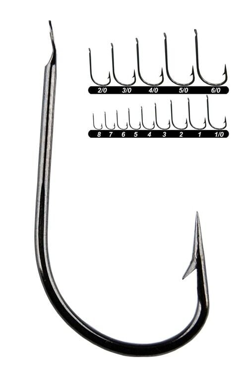 Youvella 1403 Kısa Çapraz Siyah Nikel Olta İğnesi 100'lü Kutu