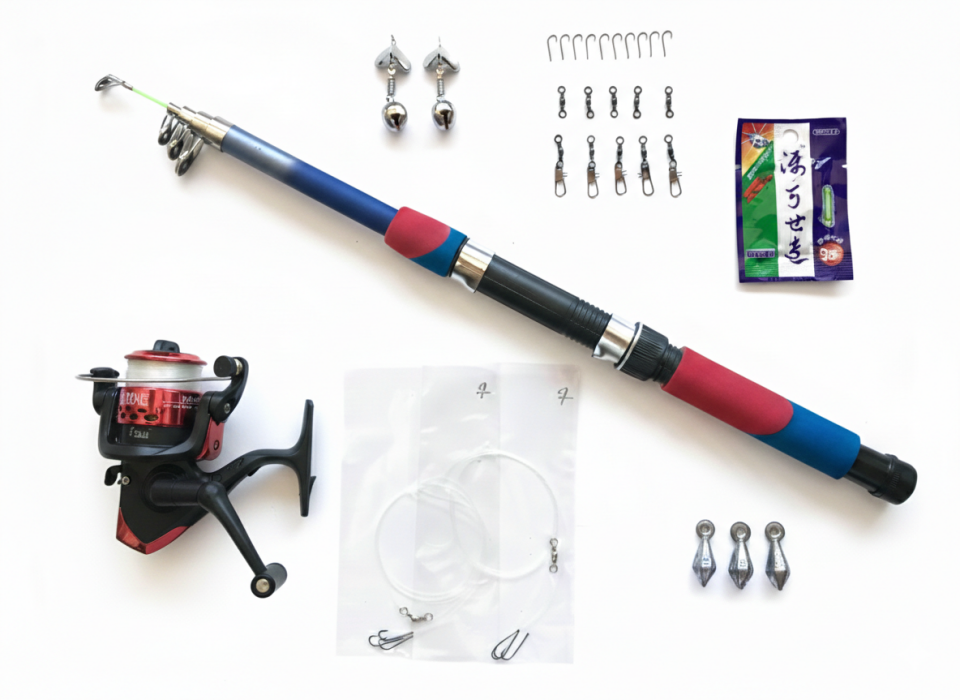 Genba 30 Parça Çocuk Olta Seti 180 cm Kamış 20'lik Makine