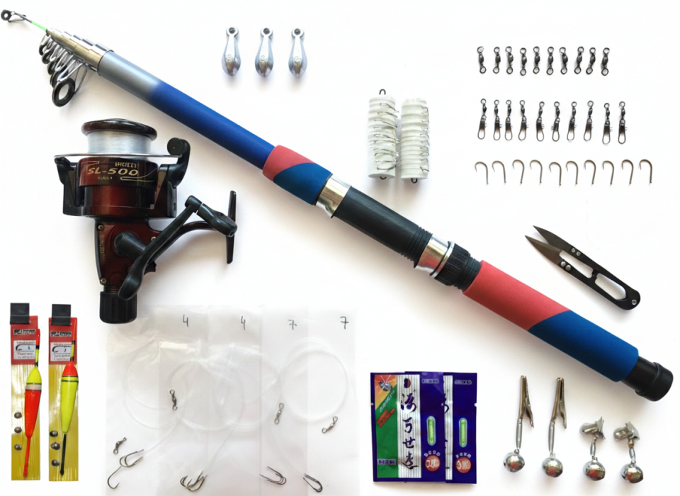 Genba 50 Parça 1. Kalite Olta Seti 3 Metre Kamış 50'lik Makine