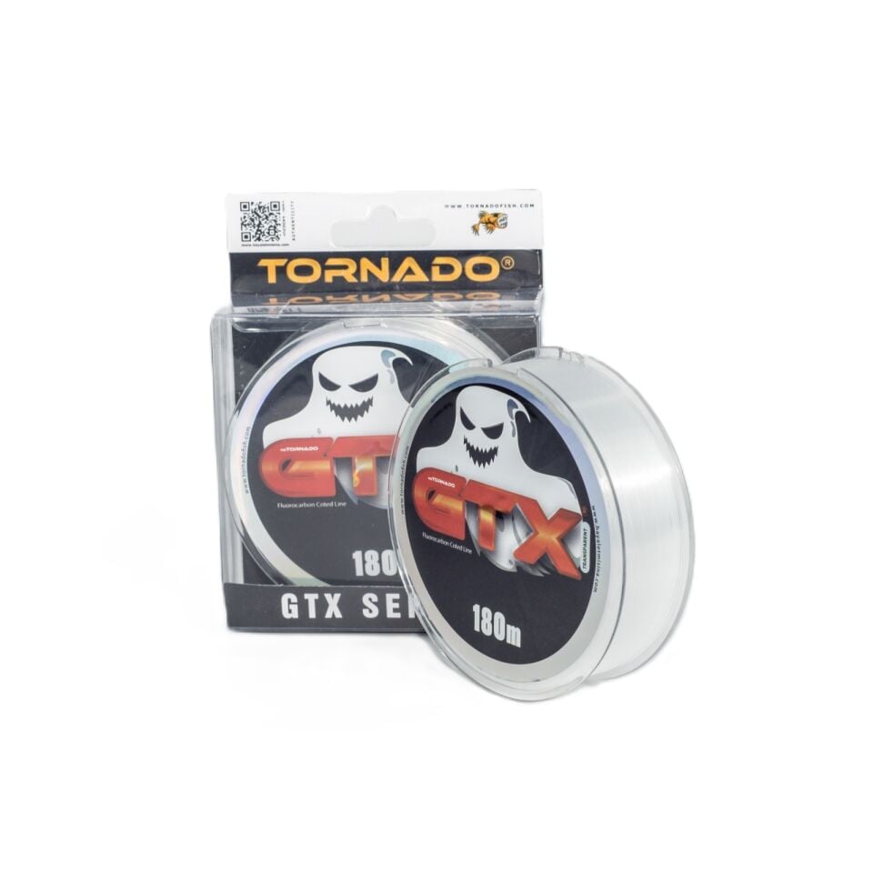 Tornado GTX Hayalet Misina 180 mt Fluorocarbon Kaplama Şeffaf