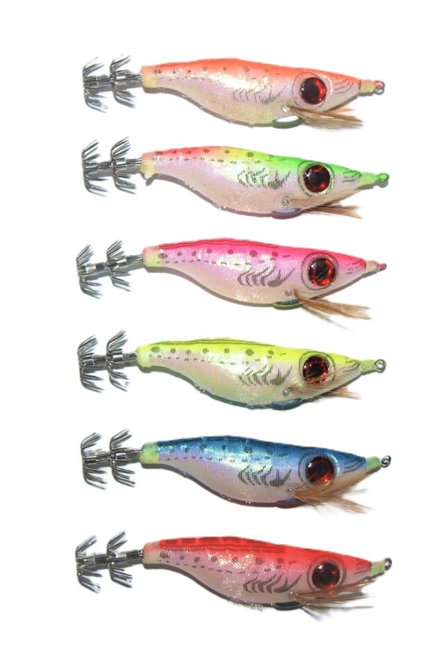 Sasa Kocagöz Parlak Kumaş Fosforlu Kalamar Zokası 7 cm 9 gr