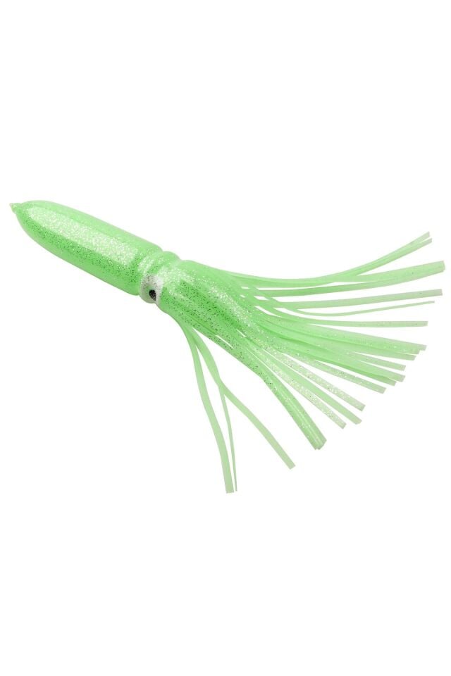 Silikon Ahtapot Yem 30 cm Fosforlu Yeşil