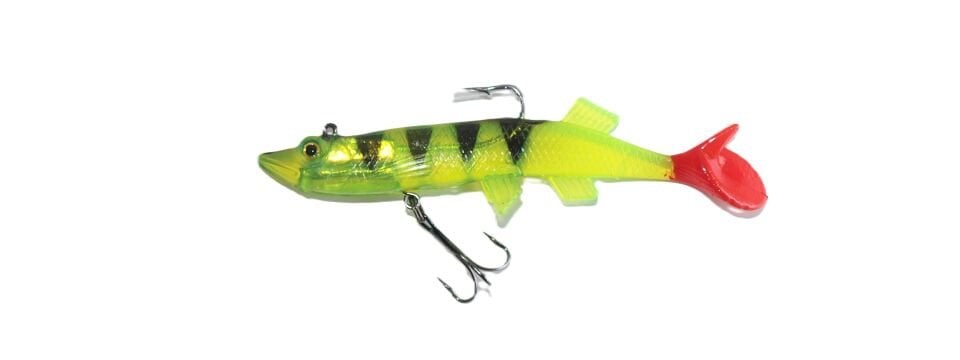 Genba Turna Silikon Yem Desenli Şeffaf Sarı 22.3 gr 12 cm Renk: 30