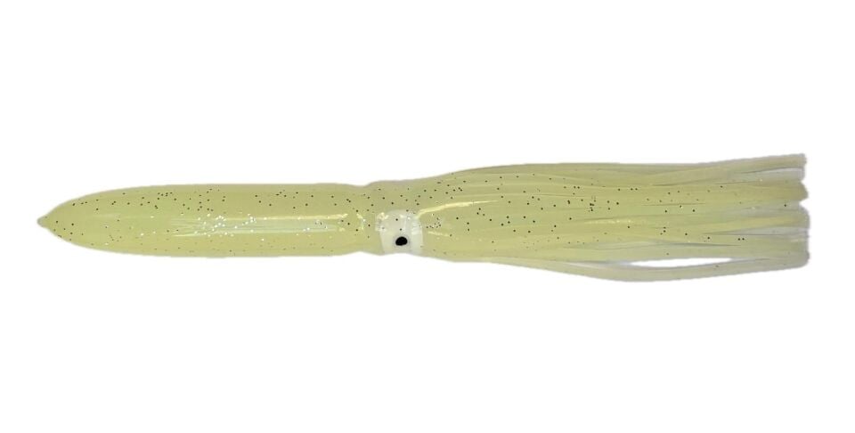 Silikon Ahtapot Yem 24 cm Fosforlu Yeşil