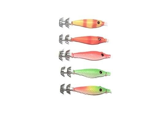 5'li Set Sasa Yumuşak Silikon Fosforlu Kalamar Zokası  5 c m 4 gr