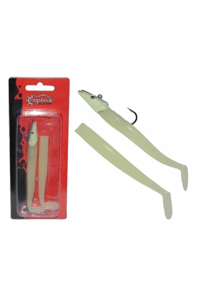 Captain 3071 Ultimate Sardine 12 cm Levrek Silikonu 2'li Suni Yem Renk: 3