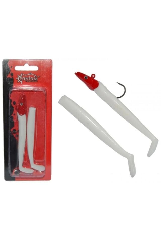 Captain 3071 Ultimate Sardine 12 cm Levrek Silikonu 2'li Suni Yem Renk: 2