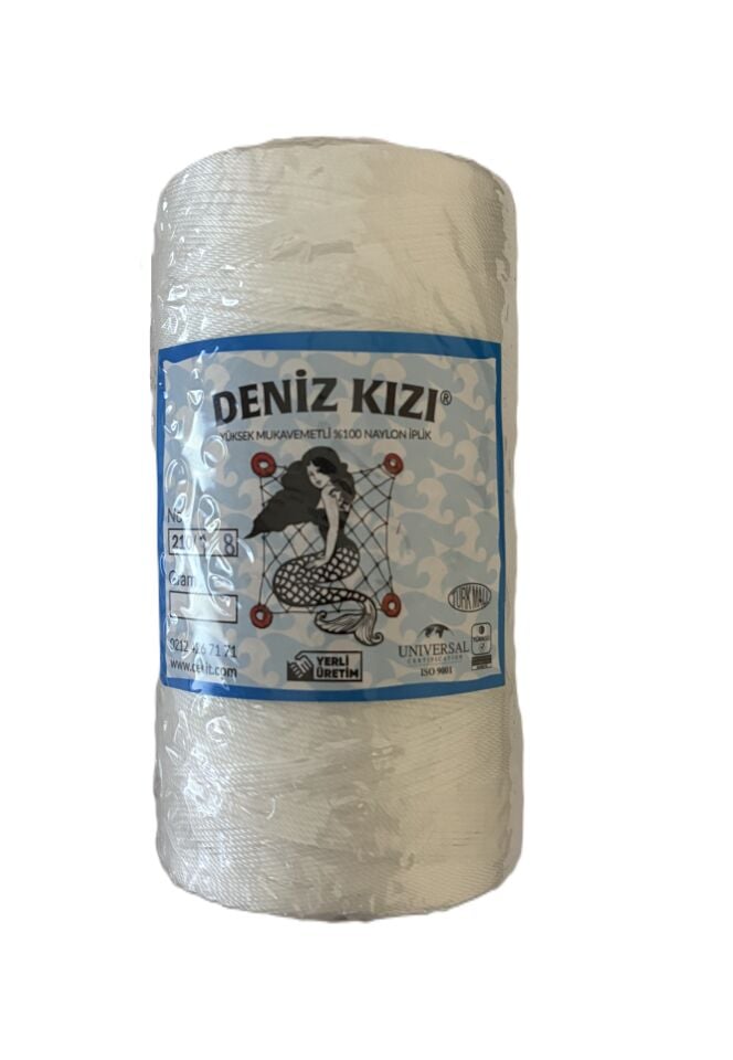 Deniz Kızı 210D Beyaz Ağ İpi 500 gr